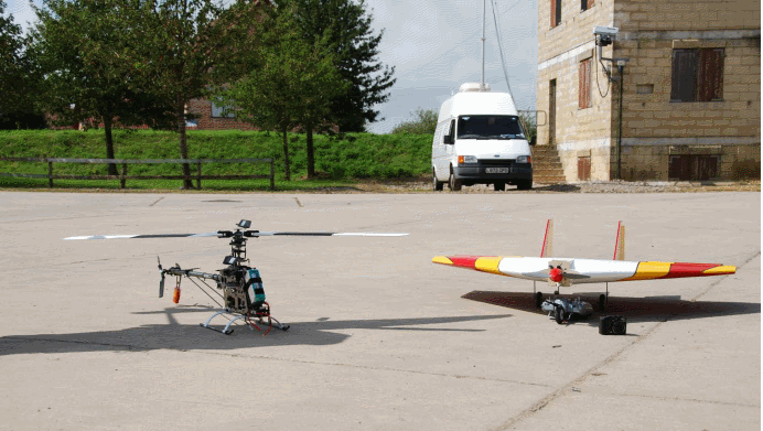 Barnard unmanned helicopter and aircraft