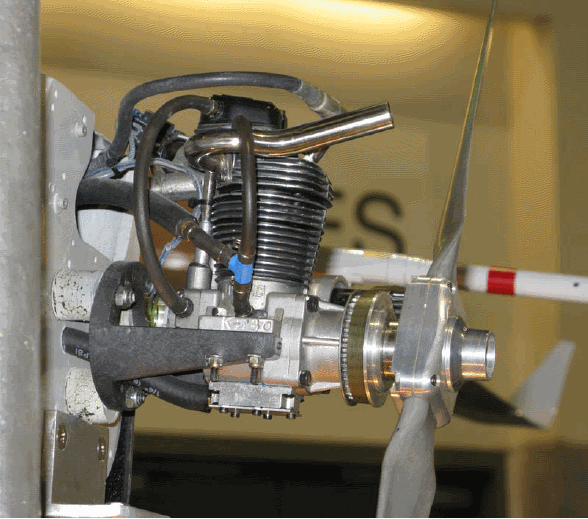 The Enya 4 stroke engine and the electrical power generator