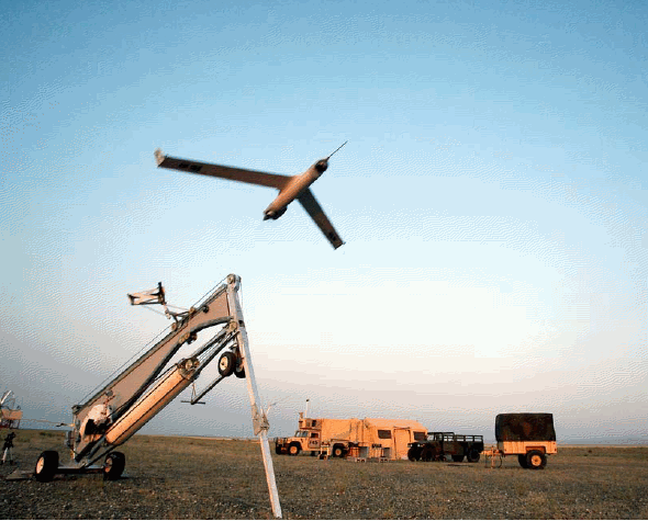 ScanEagle flying