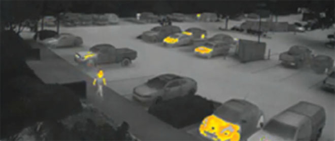 Thermal imaging from a uav of people and vehicles